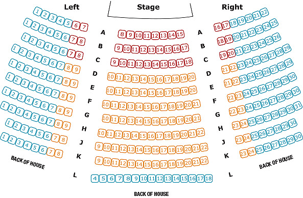 Trustees Theater Seating Chart