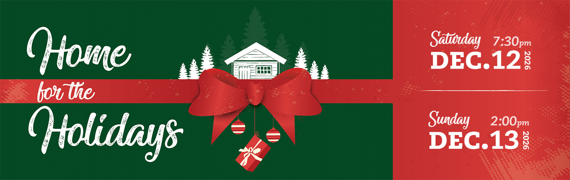 Home for the Holidays Show banner 2027