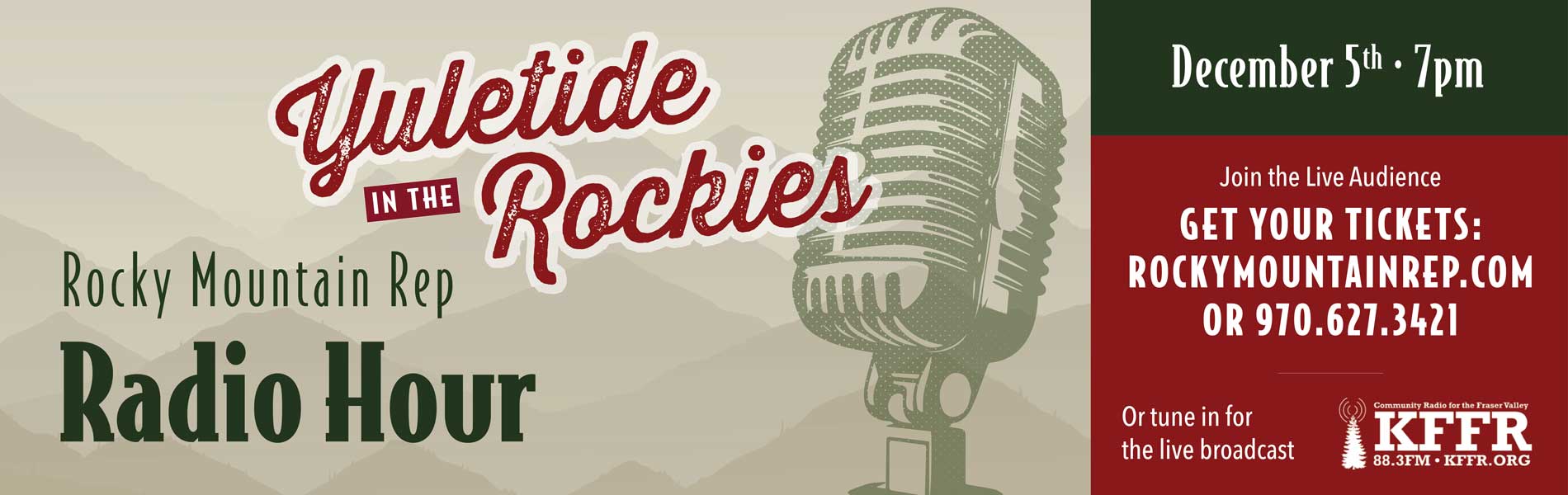 Yuletide in the Rockies banner 2027